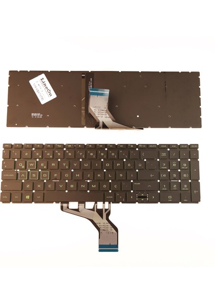 Hp 15-Ec Notebook Klavye Işıklı (Yeşil)