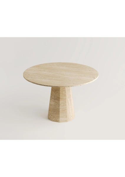 Issue - Traverten Mermer Yemek Masası