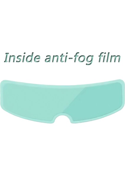 Evrensel Kask Şeffaf Yağmur Geçirmez Film Buğu Önleyici Film Kask Lensi Nano Kaplama Sticker Motosiklet Yağmurlu Güvenlik Sürüş Aksesuarları Renk: Buğu Önleyici Film A (Yurt Dışından)