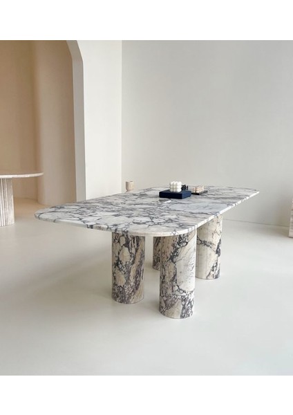 Mendortagu- Menekşe Mermer Yemek Masası indirimleri