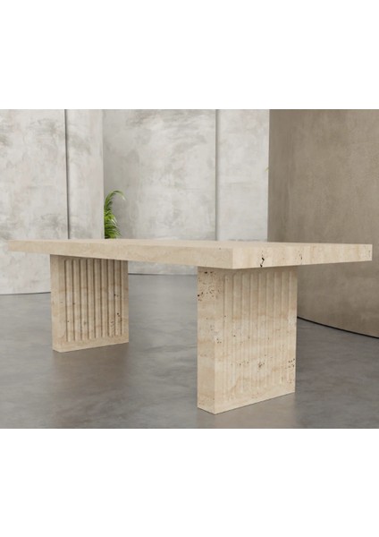 Artodus- Traverten Mermer Yemek Masası fırsatları