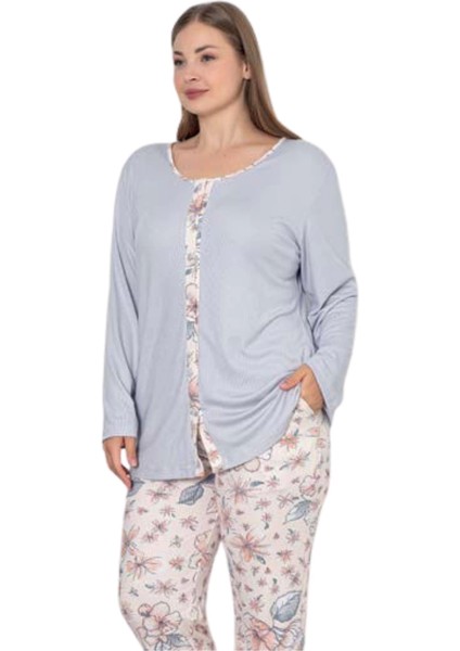 Desenli Melisa Pijama Takımı