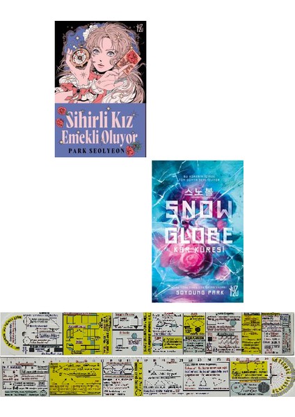 Sihirli Kız Emekli Oluyor / Snow Globe 2 Kitap Set (Matematik Öğreten Cetvel)