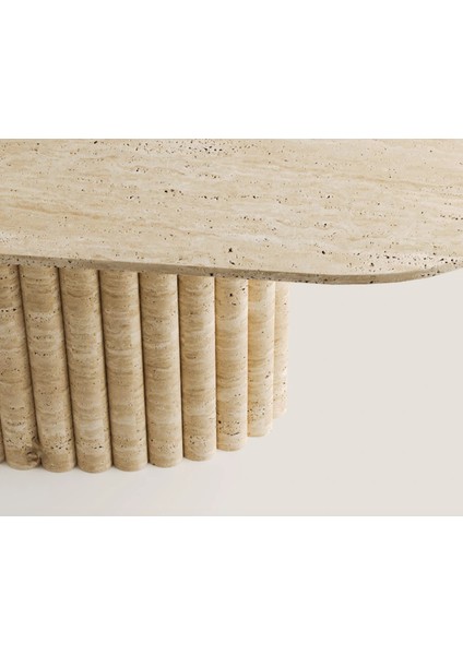 Tares-Traverten Mermer Yemek Masası indirimleri