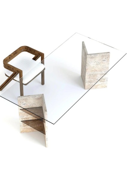 Vemyamaacam-Traverten Mermer Yemek Masası fiyatları