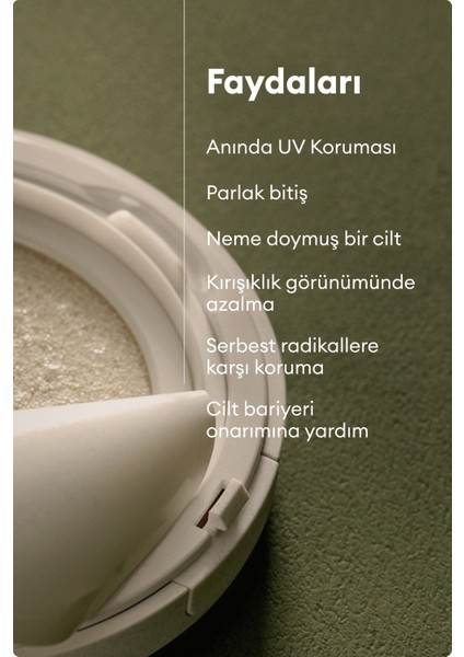 Perfect Airy Sun Cushion SPF50+ Pa++++ 14G - Cilt Tonu Eşitleyici Vegan Cushion Güneş Kremi fırsatları