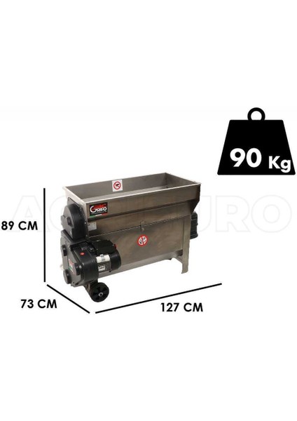 Grifo DVEP30I-SAP Alma ve Üzüm Patlatma Makinesi Pompalı