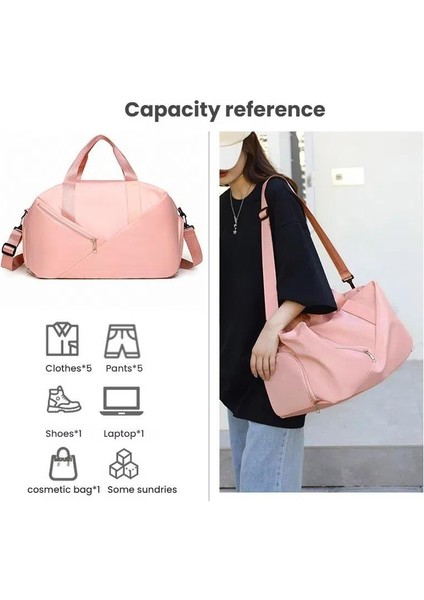 -Büyük Kapasiteli Trav Çantası Kuru Islak Ayırma Spor Çantası (Yurt Dışından) indirimleri