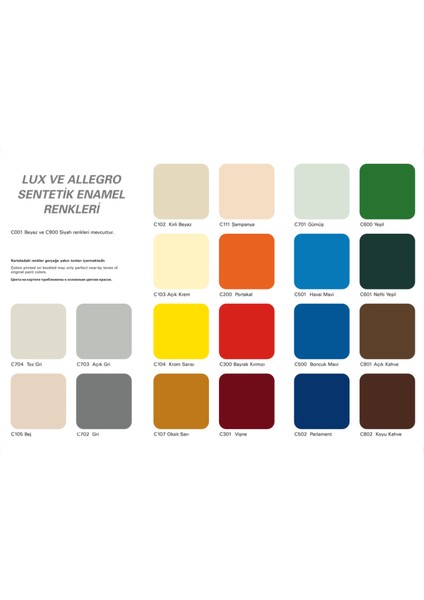 Allegro Sentetik Yağlı Boya fiyatları