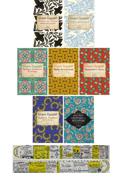 İmam Gazzali 7 Kitap Set (Matematik Öğreten Cetvel)