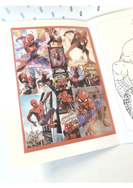 -Antkırtasiyeaksesuar Spiderman Stickerlı Boyama Defteri fiyatları