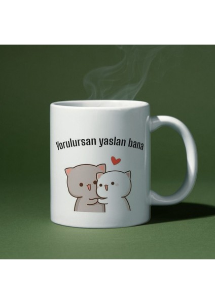 Mini Peluş Ayıcık & Eğlenceli Özel Tasarım Baskılı Kupa Bardak modelleri