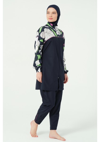 Lian Kıl Biye Detaylı Tesettür Mayo