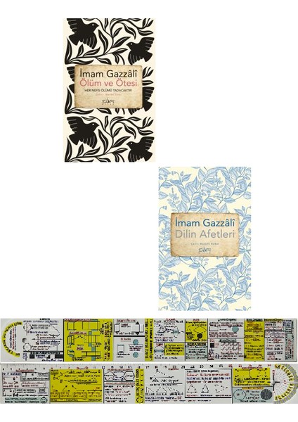 Ölüm ve Ötesi / Dilin Afetleri 2 Kitap Set (Matematik Öğreten Cetvel) - İmam Gazali