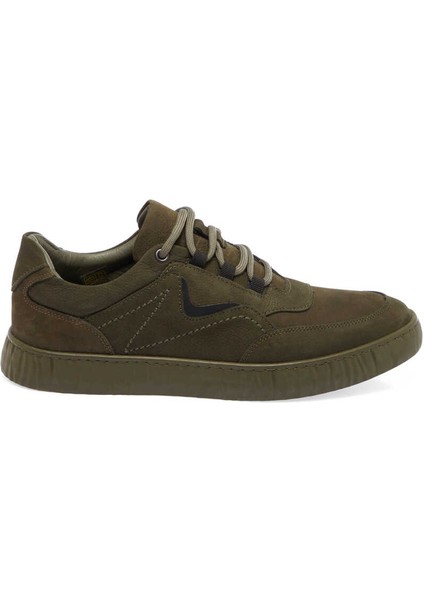 Yeşil Nubuk Deri Erkek Sneaker - E24I1AY56900-G98