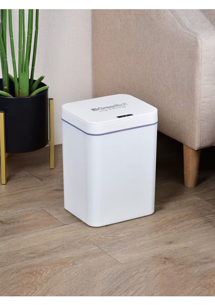 Sensörlü 16 Litre Çöp Kovası (Şarj Edilebilir Lityum Pilli) / GT-SC03
