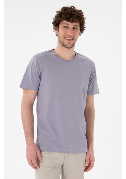 Erkek Gri Tişört Basic 50305924-VR024