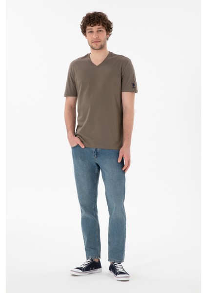 Erkek Vizon Tişört Basic 50305858-VR052 indirimleri
