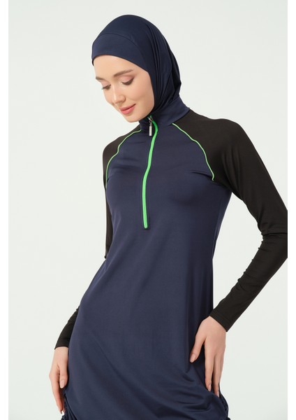 Toplamalı Spor Tesettür Mayo