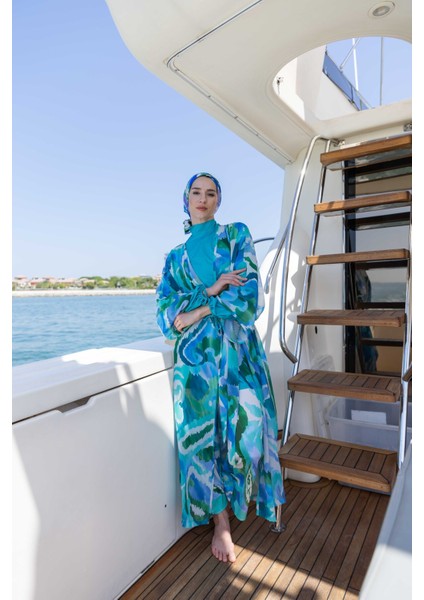 Morena Desenli Tesettür Mayo