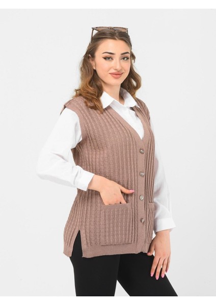 Firuze Anne Yelek M407 Çubuk Desenli