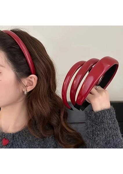 Bordo Renk Sac Taçı.sade ve Şık. 1 cm 3 cm Arası Genişlik fiyatları