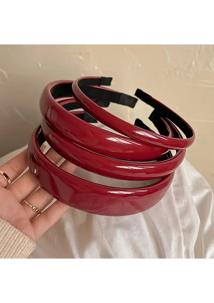 Bordo Renk Sac Taçı.sade ve Şık. 1 cm 3 cm Arası Genişlik fırsatları