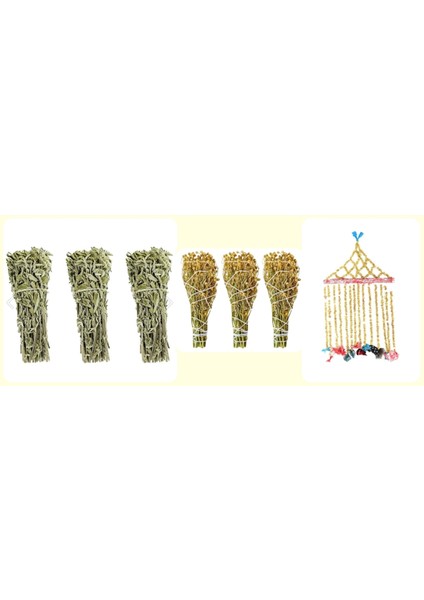 Süs Üzerlik Nazarlık Tütsü 1 Adet 3 Üzerlik Demet 3 Adaçayı