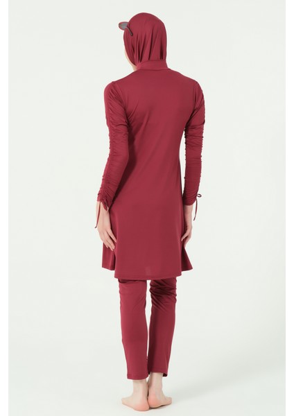 Kolları Büzgü Detaylı Tesettür Mayo indirimleri