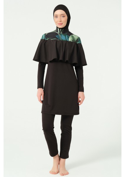 Zamira Volan Detaylı Tesettür Mayo