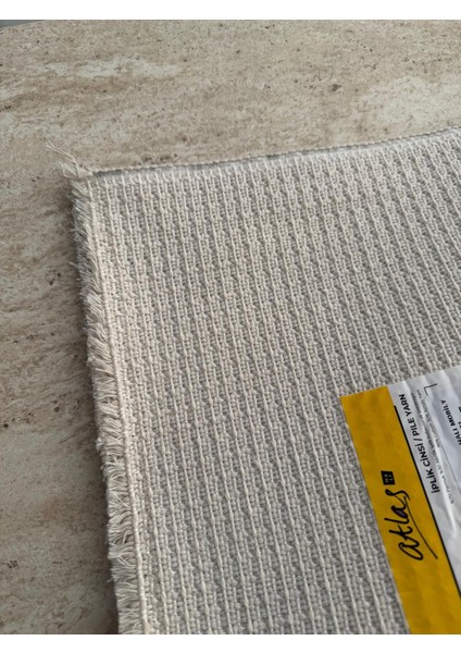 Ecole QF03A Antrasit Pamuk Akrilik Silinebilir Leke Tutmaz Yumuşak Dokulu Kilim Halı modelleri