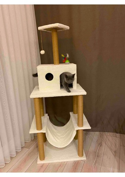 Zooplus Tower XXL Kedi Tırmalama Ve Oyun Evi Platformu