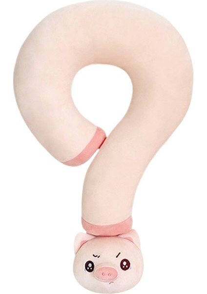 Soru Işareti U Şeklinde Yastık Bebek Peluş Oyuncak Boyun Yastığı (Yurt Dışından)