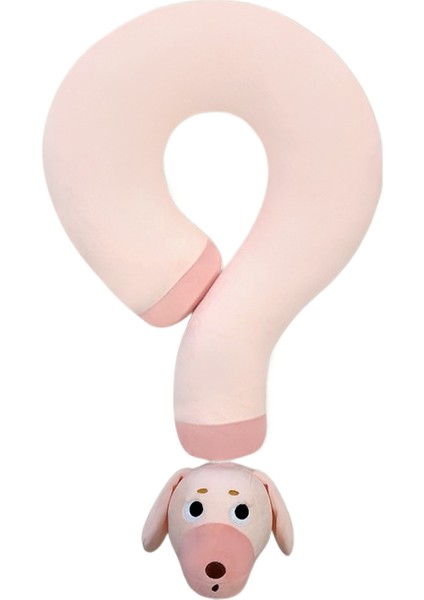 Soru Işareti U Şeklinde Yastık Bebek Peluş Oyuncak Boyun Yastığı (Yurt Dışından)