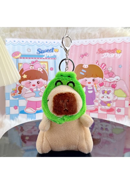 Gine Domuzu Bebek Biblo Peluş Bebek Anahtarlık (Yurt Dışından)