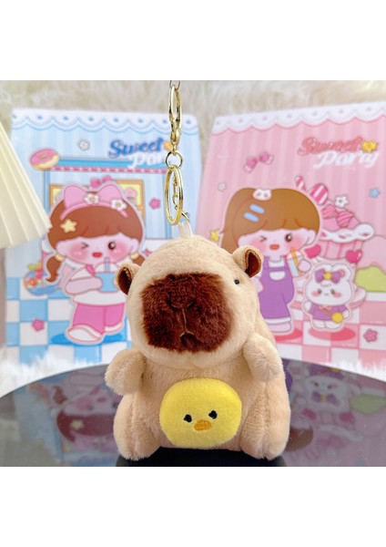 Gine Domuzu Bebek Biblo Peluş Bebek Anahtarlık (Yurt Dışından)