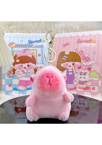 Gine Domuzu Bebek Biblo Peluş Bebek Anahtarlık (Yurt Dışından)