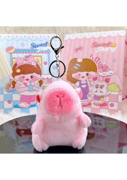 Gine Domuzu Bebek Biblo Peluş Bebek Anahtarlık (Yurt Dışından)