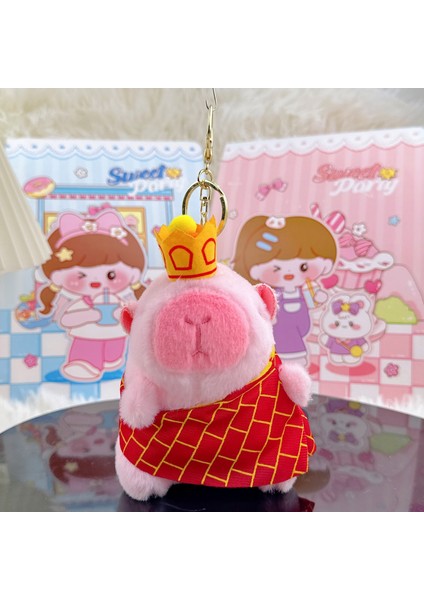 Gine Domuzu Bebek Biblo Peluş Bebek Anahtarlık (Yurt Dışından)