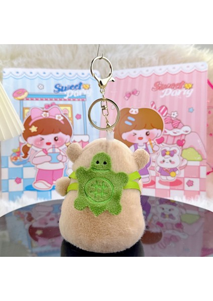 Gine Domuzu Bebek Biblo Peluş Bebek Anahtarlık (Yurt Dışından)