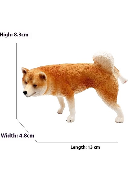 Simülasyon Pvc Köpek Hayvan Modeli Süsler (Yurt Dışından)