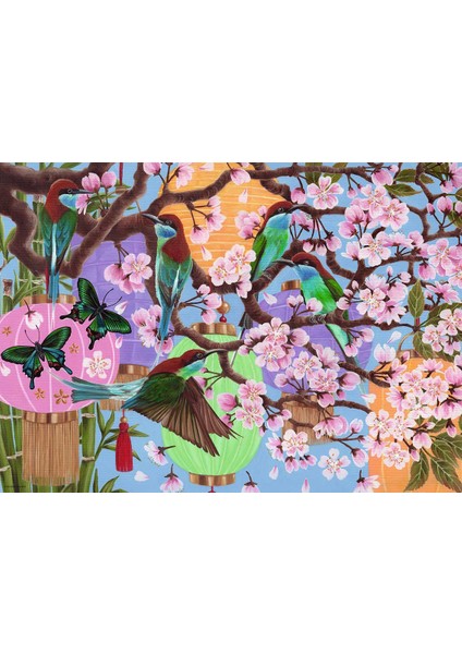 1000 Parça Cherry Blossom Time Puzzle