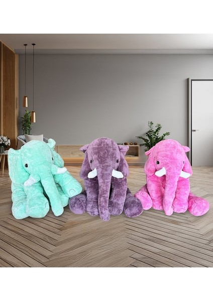 Peluşçu Dayı Sevgiliye Özel Dev Peluş Fil Oyuncak 150 cm - Koca Boy, Sevimli