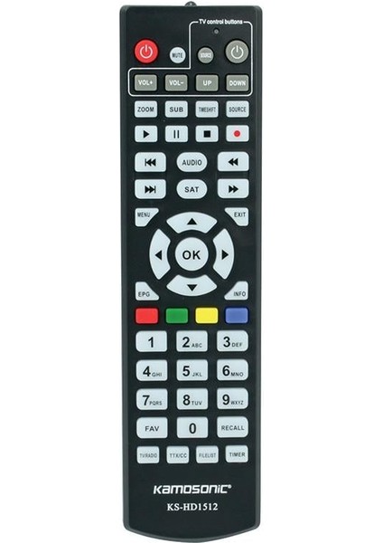 KS-HD1512 Full HD Uydu Alıcı Kumandası