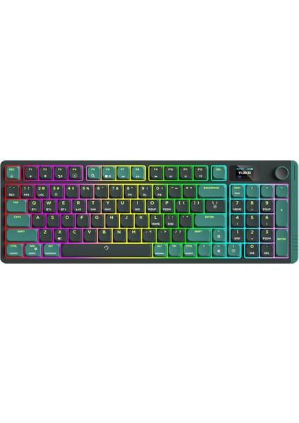 S99 Misty Forest Red Switch Mekanik Kablosuz Gaming Klavye (ingilizce)