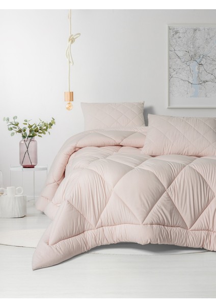 Softwash Tek Kişilik Yorgan Seti Pembe