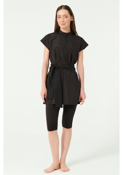 Spor Yarım Kol Yarı Kapalı Mayo fiyatları