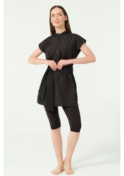 Spor Yarım Kol Yarı Kapalı Mayo modelleri