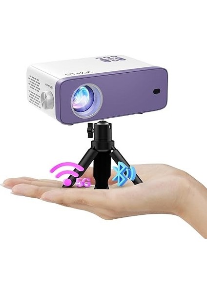 Wifi Bluetooth 1080P Full Hd 12000L Video Projektör HDMI USB Av