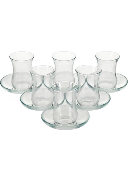 Üsküdar Çay Bardağı Seti 12 Parça